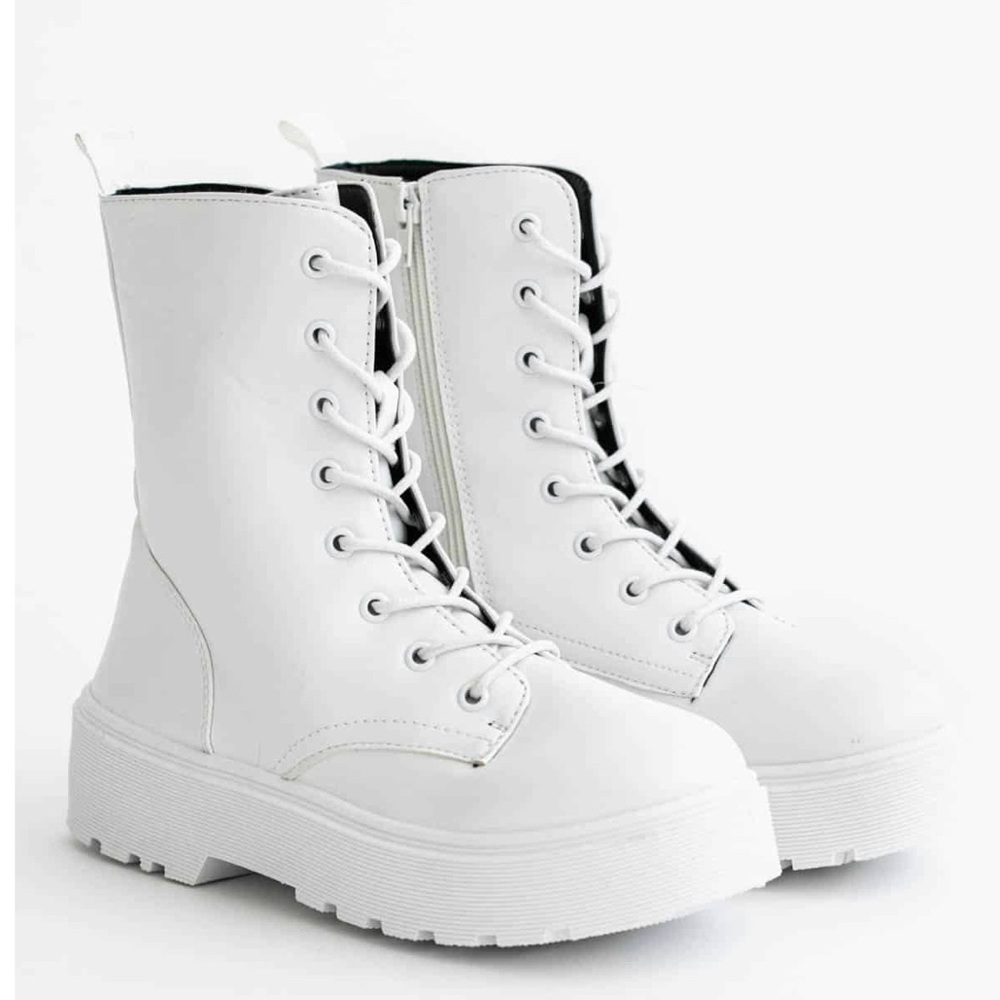 White Platform Boots